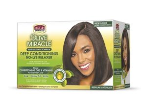 African Pride Olive Relaxer Kit Regular