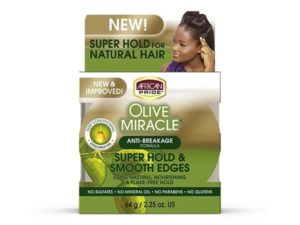 African Pride Olive Smooth Edges Control Gel 2.25 oz