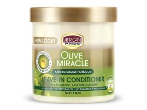African Pride Olive Miracle Leave-In Conditioner Cream 15oz