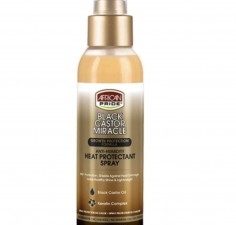 African Pride Black Castor Heat Protectant 4oz