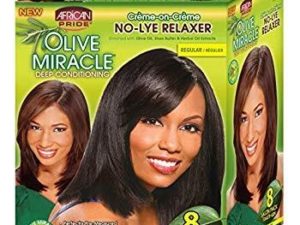 African Pride Olive 8 Pack Relaxer Kit Regular