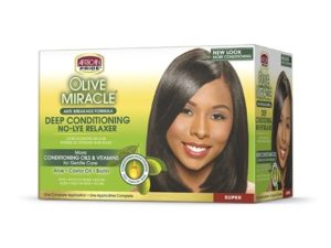 African Pride Olive Relaxer Kit Super
