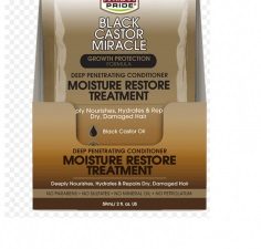 African Pride Black Castor Moisture Restore Treatment 8 Packet 2oz