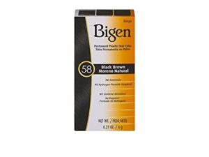 Bigen Powder Hair Color #58 Black Brown