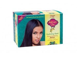 Hawaiian Silky Argan Relaxer Kit Regular