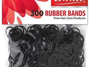 Annie Rubber Bands Black 300 pcs / packet
