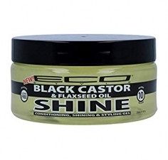 EcoStyler Shine Black Castor Oil 8 oz