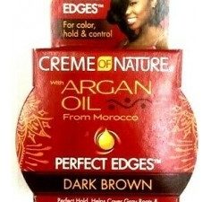 Creme of Nature Argan Oil Perfect Edges Dark Brown 2.25oz
