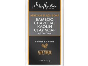 Shea Moisture African Black Charcoal Kaolin Clay Soap 5oz